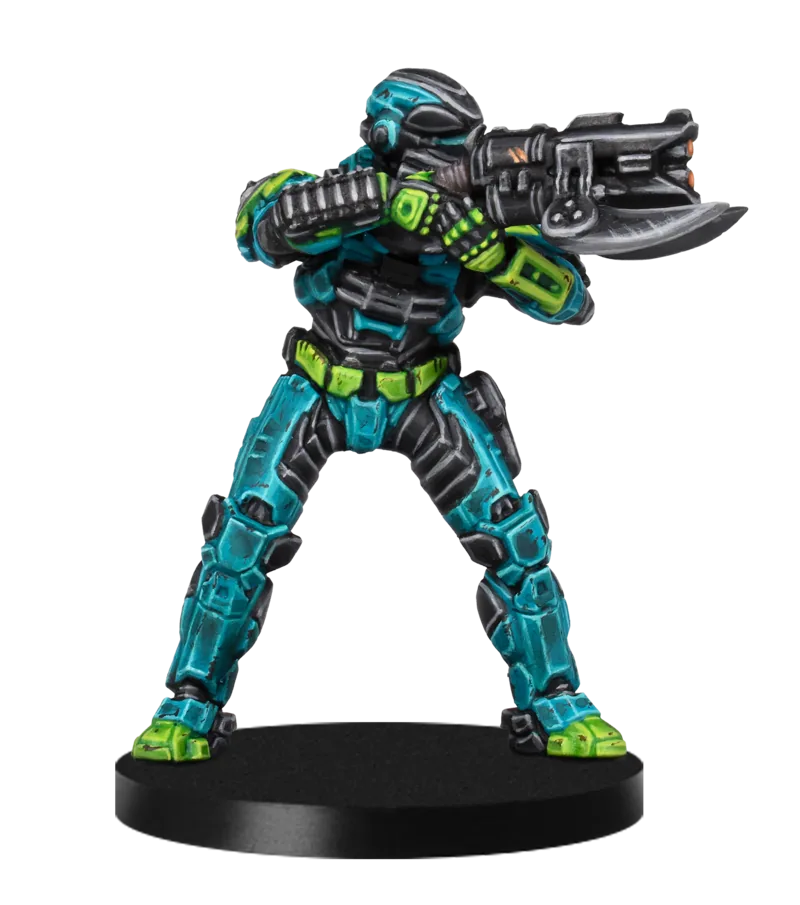 spartan hazop teal side isolated web