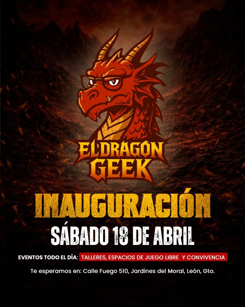 Inauguración El Dragón Geek: Talleres, espacios de juego libre y mucha diversión