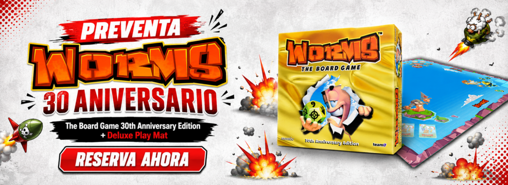 banner worms 30 aniversario