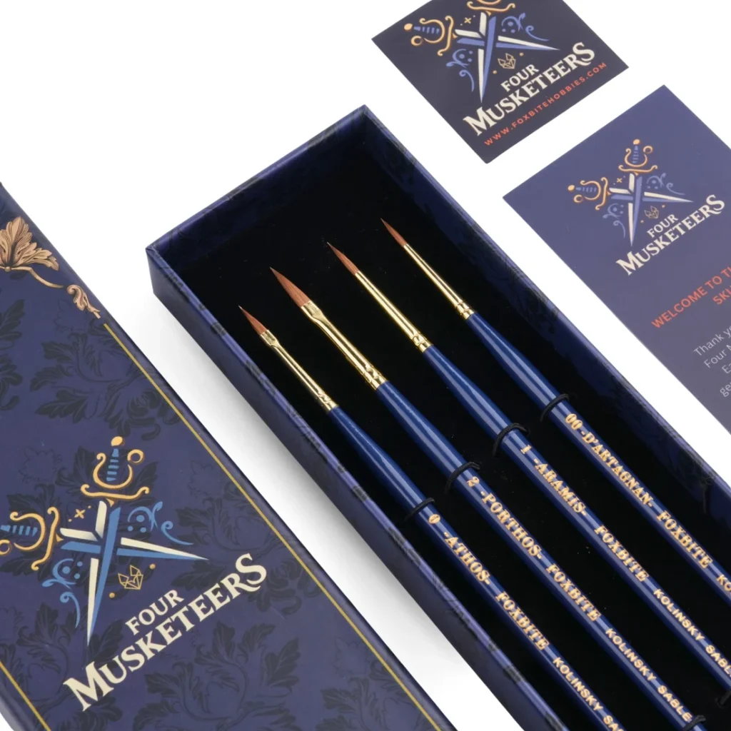 Home set de pinceles four musketeers marta kolinksy