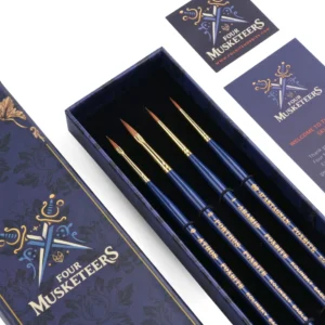 set de pinceles four musketeers marta kolinksy